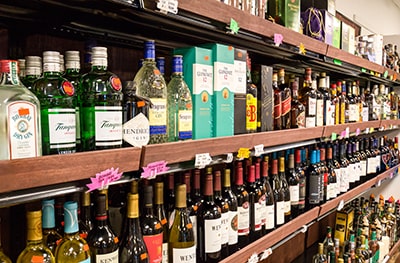 Wine on Shelves